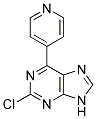 2-chloro-6-pyridin-4-yl-9H-purine Struktur