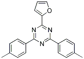 2-(2-FURYL)-4,6-DI(P-TOLYL)-1,3,5-TRIAZINE Struktur