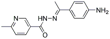 2'-(4-AMINO-A-METHYLBENZYLIDENE)-6-METHYLNICOTINOHYDRAZIDE Struktur