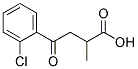 2-METHYL-4-OXO-4-(2'-CHLOROPHENYL)BUTYRIC ACID Struktur