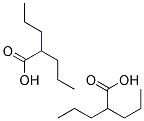 2,2-DI-N-PROPYLACETIC ACID, (2-N-PROPYLPENTANOIC ACID) Struktur