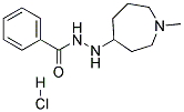 1-METHYL-4-(2-BENZOYLHYDRAZINO)AZEPAN HYDROCHLORIDE Struktur