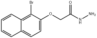 2-[(1-BROMO-2-NAPHTHYL)OXY]ACETOHYDRAZIDE Struktur