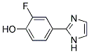 2-FLUORO-4-(1H-IMIDAZOL-2-YL)-PHENOL Struktur