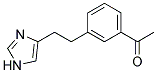 1-[3-[2-(1H-IMIDAZOL-4-YL)-ETHYL]-PHENYL]-ETHANONE Struktur