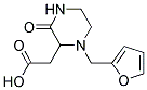 (1-FURAN-2-YLMETHYL-3-OXO-PIPERAZIN-2-YL)-ACETIC ACID Struktur