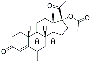 17ALPHA-ACETOXY-6-METHYLENE-19-NORPREGN-4-EN-3,20-DIONE Struktur