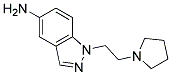 1-(2-PYRROLIDIN-1-YL-ETHYL)-1H-INDAZOL-5-YLAMINE Struktur