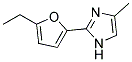 2-(5-ETHYL-FURAN-2-YL)-4-METHYL-1H-IMIDAZOLE Struktur