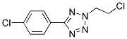 2-(2-CHLOROETHYL)-5-(4-CHLOROPHENYL)-2H-TETRAZOLE Struktur