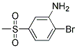 2-BROMO-5-METHYLSULFONYLANILINE Struktur