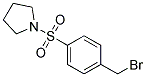 1-(4-BROMOMETHYL-BENZENESULFONYL)-PYRROLIDINE Struktur