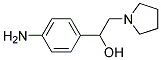 1-(4-AMINO-PHENYL)-2-PYRROLIDIN-1-YL-ETHANOL Struktur