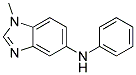 (1-METHYL-1H-BENZOIMIDAZOL-5-YL)-PHENYL-AMINE Struktur