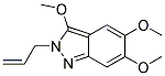 2-ALLYL-3,5,6-TRIMETHOXY-2H-INDAZOLE Structure