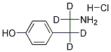 2-(4-HYDROXYPHENYL)ETHYL-1,1,2,2-D4-AMINE HCL Struktur