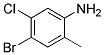 2-Methyl-4-Bromo-5-Chloroaniline Struktur