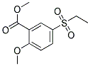 2-Methoxy-5-ethylsulfanoylbenzoic acid methyl ester Struktur