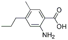 2-Amino-5-Methyl-4-PropylbenzoicAcid Struktur