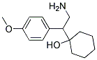 1-[2-Amino-1-(P-Methoxyphenyl)Ethyl]Cyclohexanol Struktur