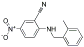 2-(2-Methyl-benzylamino)-5-nitro-benzonitrile Struktur