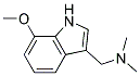 1-(7-methoxy-1H-indol-3-yl)-N,N-dimethylmethanamine Struktur