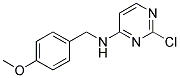 2-chloro-N-(4-methoxybenzyl)pyrimidin-4-amine Struktur