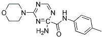 2-AMINO-4-MORPHOLINO-N-(P-TOLYL)-1,3,5-TRIAZINE-2-CARBOXAMIDE Struktur