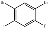 2,4-Dibromo-5-fluoroiodobenzene Struktur