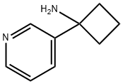 1-(pyridin-3-yl)cyclobutanamine Struktur