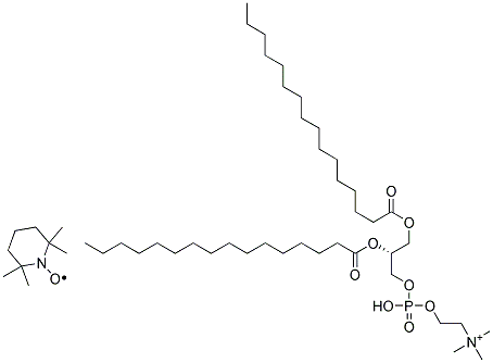 1,2-DIPALMITOYL-SN-GLYCERO-3-PHOSPHO(TEMPO)CHOLINE Structure