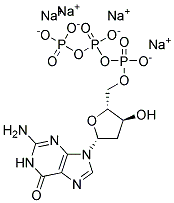 2'-DEOXYGUANOSINE-5'-TRIPHOSPHORIC ACID TETRASODIUM SALT Struktur