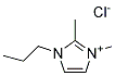 1-PROPYL-2,3-DIMETHYLIMIDAZOLIUM CHLORIDE Struktur