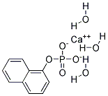 1-NAPHTHYL PHOSPHATE CALCIUM TRIHYDRATE Struktur