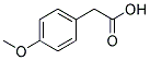 2-(4-METHOXYPHENYL)ACETIC ACID Struktur