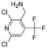 2,6-DICHLORO-4-(TRIFLUOROMETHYL)PYRIDINE-3-METHYLAMIN Struktur