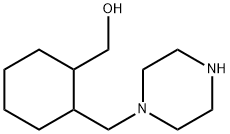 [2-(1-PIPERAZINYLMETHYL)CYCLOHEXYL]METHANOL Struktur