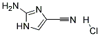 2-AMINO-1H-IMIDAZOLE-4-CARBONITRILE HCL Struktur