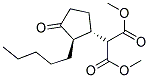 2-((1S,2R)-3-OXO-2-PENTYL-CYCLOPENTYL)-MALONIC ACID DIMETHYL ESTER Struktur