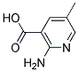 2-AMINO-5-METHYL-NICOTINIC ACID Struktur