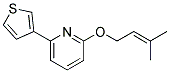 2-[(3-METHYLBUT-2-ENYL)OXY]-6-THIEN-3-YLPYRIDINE Struktur