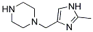 1-(2-METHYL-1H-IMIDAZOL-4-YLMETHYL)-PIPERAZINE Struktur