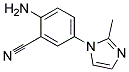 2-AMINO-5-(2-METHYL-IMIDAZOL-1-YL)-BENZONITRILE Struktur