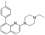 2-(4-ETHYLPIPERAZIN-1-YL)-8-(4-METHYLPHENYL)QUINOLINE Struktur