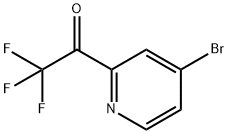 1-(4-BROMOPYRIDIN-2-YL)-2,2,2-TRIFLUOROETHANONE Struktur