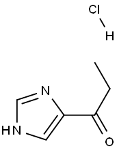 1-(1H-IMIDAZOL-4-YL)-PROPAN-1-ONE HCL Struktur