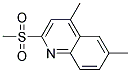 2-METHANESULFONYL-4,6-DIMETHYL-QUINOLINE Struktur