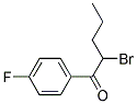 2-BROMO-1-(4-FLUORO-PHENYL)-PENTAN-1-ONE Struktur