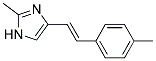 2-METHYL-4-(2-P-TOLYL-VINYL)-1H-IMIDAZOLE Struktur