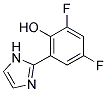 2,4-DIFLUORO-6-(1H-IMIDAZOL-2-YL)-PHENOL Struktur